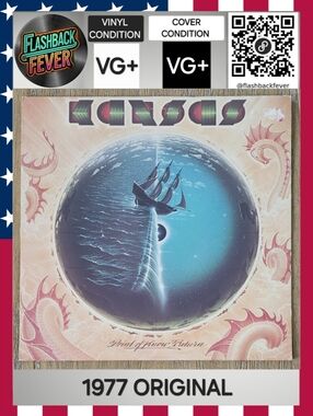 KANSAS•Point Of Know Return•1977 US (#JZ 34929) Terre Haute Pressing